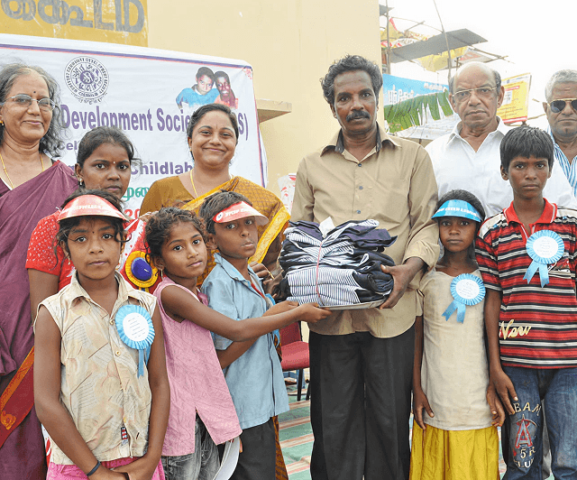 Community members at a Pararthya SDECS health camp